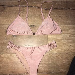 O'Neill Pink Triangle Bikini Set